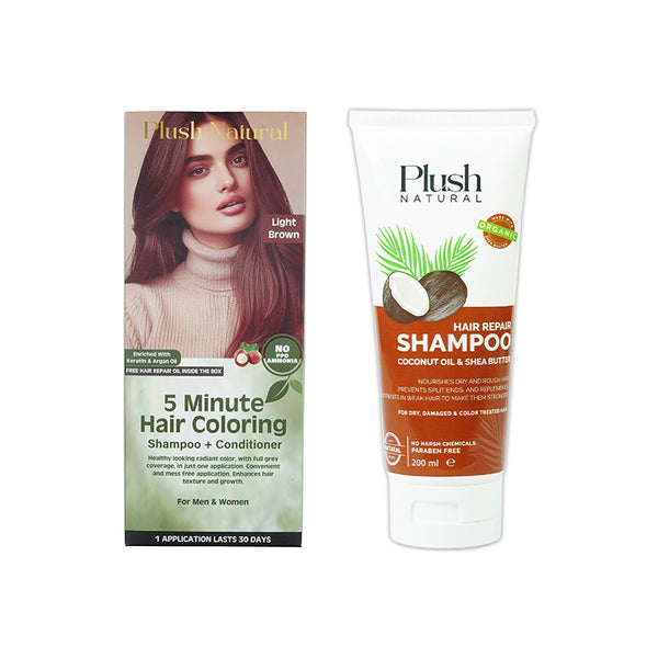 Coconut Shampoo and Hair Dye