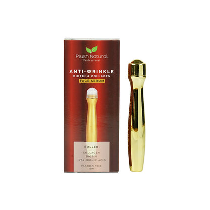 Anti-Wrinkle Biotin & Collagen Face Serum Roller