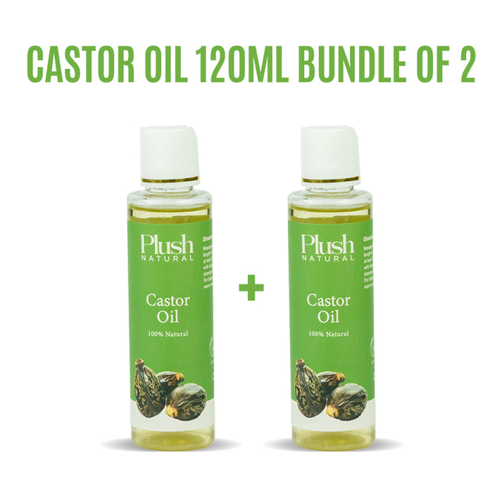 Castor Oil 120ML Bundle of 2 – Plush Natural