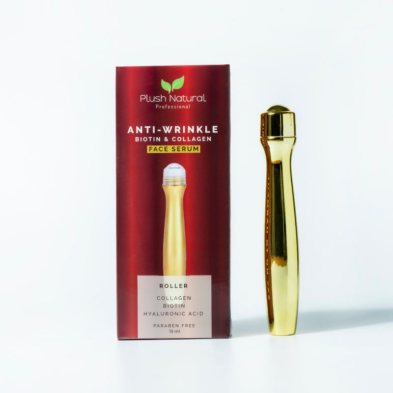 Anti-Wrinkle Biotin & Collagen Face Serum Roller