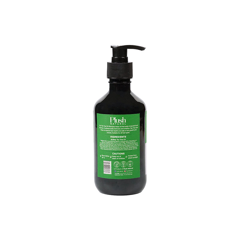 Tea Tree Oil Anti-Dandruff Shampoo for Flaky, Itchy Scalp – 300ml