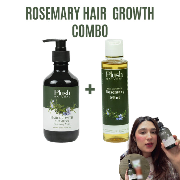 Rosemary Hair Growth Combo ( Rosemary Shampoo + Rosemary Oil )